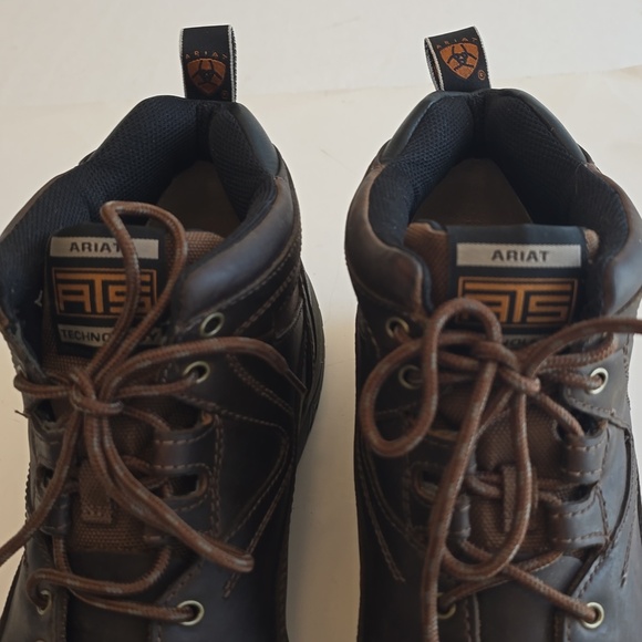 ARIAT Men\'s Terrain ATS Brown Leather Work Hiking Riding Boots Size 12EE main image 13